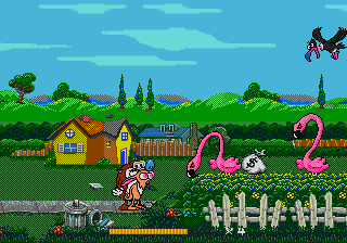 Ren & Stimpy Show Presents Stimpy's Invention, The (USA) In game screenshot